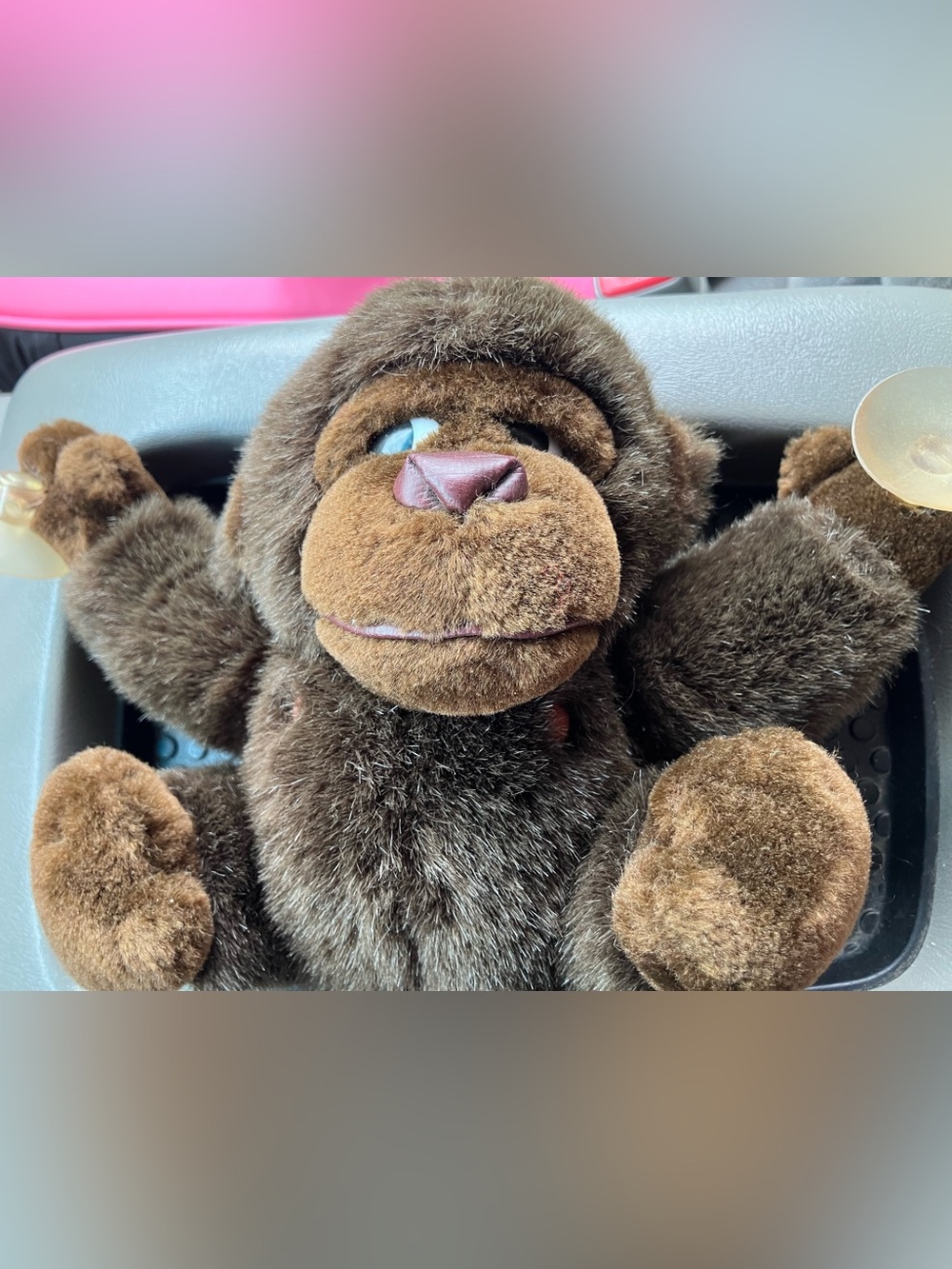 Vintage Dakin Tsuruya Doll 1988 Gorilla Monkey Plush 1988 Stuffed Side Eyed 5”